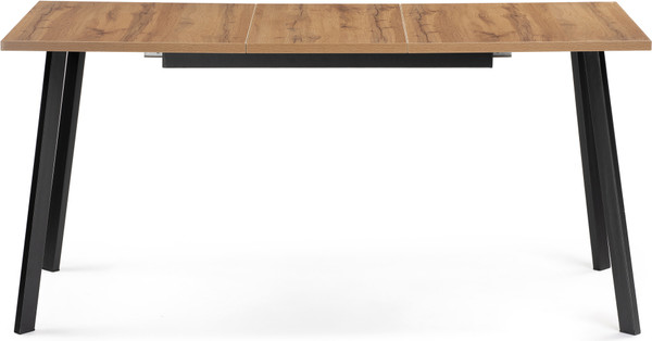 Изображение товара Обеденный стол Notta раскладной Колон Лофт 120 25 мм / 489606 (дуб вотан/черный матовый)