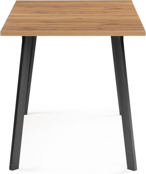 Изображение товара Обеденный стол Notta раскладной Колон Лофт 120 25 мм / 489606 (дуб вотан/черный матовый)