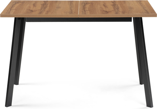 Изображение товара Обеденный стол Notta раскладной Колон Лофт 120 25 мм / 489606 (дуб вотан/черный матовый)