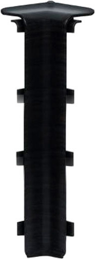 Изображение товара Уголок для плинтуса LinePlast 100мм LB018 (2шт, секвойя черная, внутренний, флоупак)