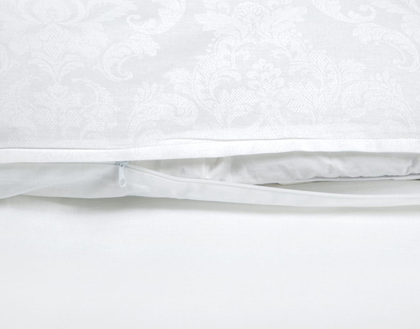Изображение товара Пододеяльник АртПостель Византия 2сп на молнии 215x175 / 956/2 (белый)