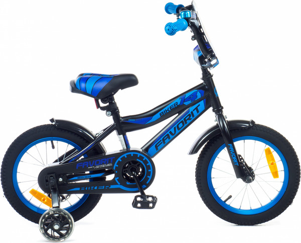Изображение товара Детский велосипед FAVORIT Biker 14 / BIK-14BL (синий, разобранный, в коробке)
