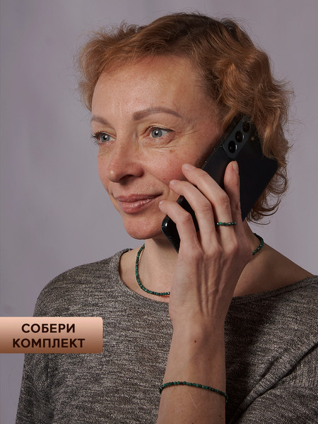 Изображение товара Кольцо Wolves Малахит 6299 (р.22-23)