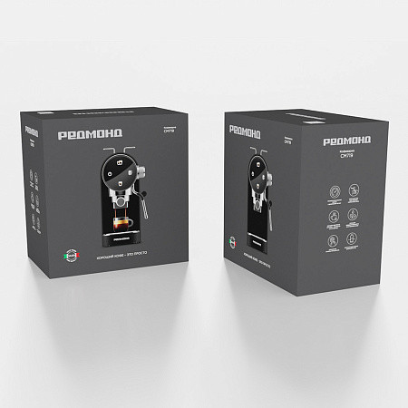 Изображение товара Кофеварка эспрессо Redmond CM719 (черный)