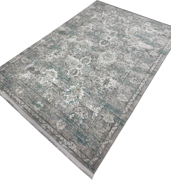 Изображение товара Ковер Radjab Carpet Афина Прямоугольник 9010A / 12828RK (2x2.9, Grey/Green)