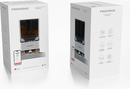Изображение товара Кормушка автоматическая для животных Redmond PC5402S (белый)