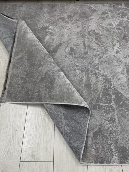 Изображение товара Коврик Radjab Carpet Амаль Прямоугольник 0911A / 13180RK (0.8x1.5, Grey/Grey)