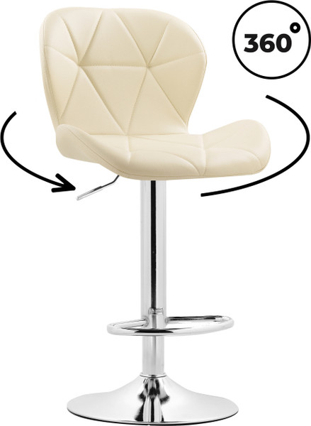 Изображение товара Стул барный Woodville Trio / 15729 (beige/chrome)