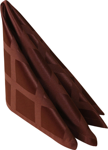 Изображение товара Сервировочная салфетка Журавинка 091001/1 / шт2403 (45х45см, темно-коричневый клетка)