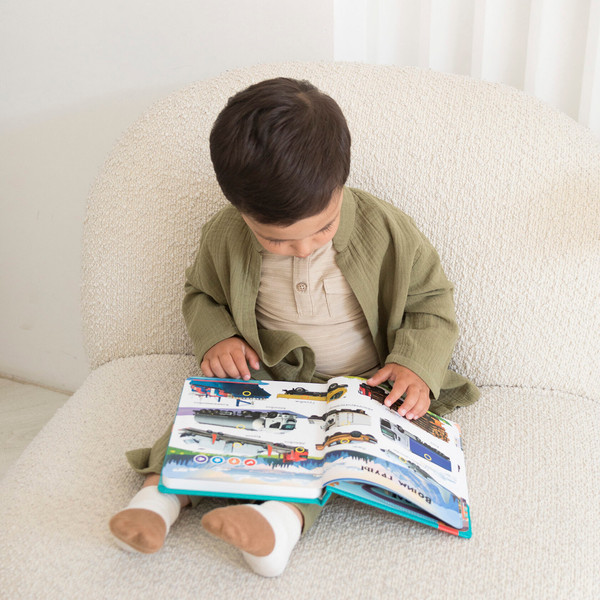 Изображение товара Набор развивающих книг BertToys Нажималка Я и мир вокруг и Транспорт