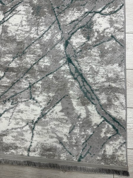 Изображение товара Ковер Radjab Carpet Афина Прямоугольник 0908A / 13249RK (2x2.9, Grey/D.green)