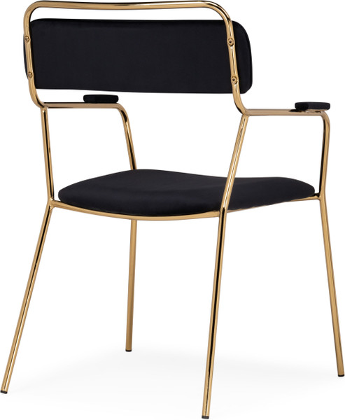 Изображение товара Стул Woodville Aspen / 15652 (black/gold)