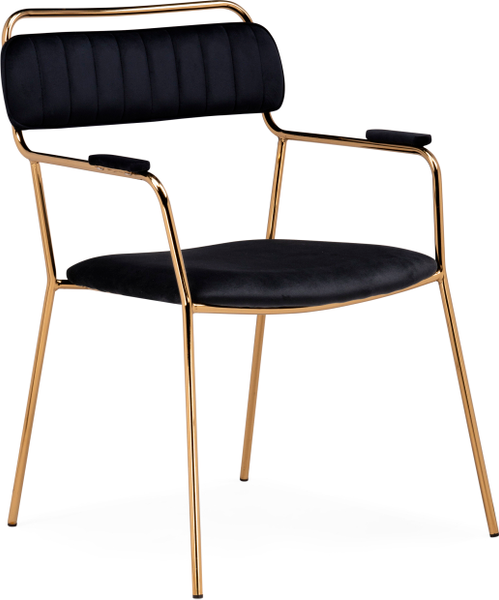 Изображение товара Стул Woodville Aspen / 15652 (black/gold)