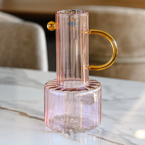 Изображение товара Ваза Andrea Fontebasso Glass Design Art / GD5VA052867 (розовый/желтый)