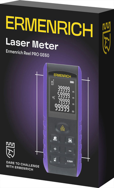 Изображение товара Лазерный дальномер Ermenrich Reel Pro GE60 / 85319 (фиолетовый)