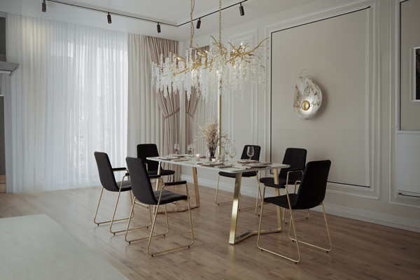 Изображение товара Стул Woodville 15544 (black/gold)