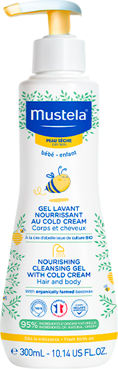 Изображение товара Гель для душа детский Mustela Cold Cream Питательный с пчелиным воском (300мл)