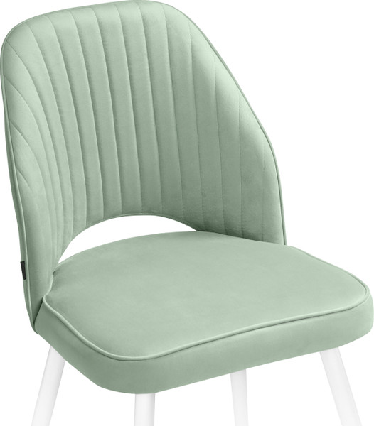 Изображение товара Стул Woodville Брейния / 500003 (velutto 14/белый)