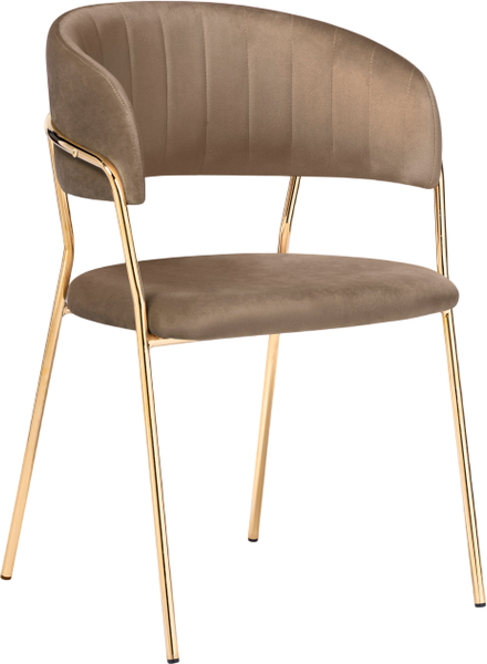 Изображение товара Стул Woodville Kamelia / 15318 (cappuccino/gold)