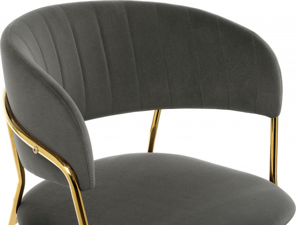 Изображение товара Стул Woodville Kamelia / 15320 (gold/gray fabric)
