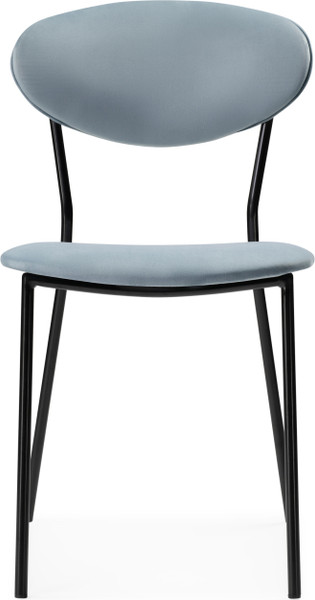 Изображение товара Стул Woodville Корсе / 494365 (пыльно-голубой/черный глянец)