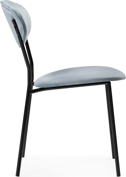 Изображение товара Стул Woodville Корсе / 494365 (пыльно-голубой/черный глянец)