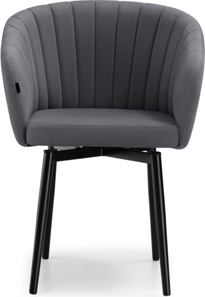 Изображение товара Стул Woodville Моншау / 462149 (velutto 32/черный)