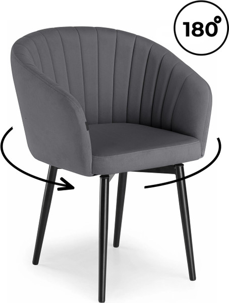 Изображение товара Стул Woodville Моншау / 462149 (velutto 32/черный)