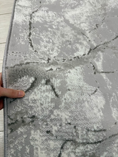 Изображение товара Ковер Radjab Carpet Афина Прямоугольник 0909A / 13261RK (1.6x3, Grey/Grey)