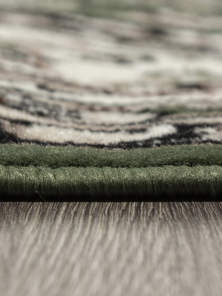 Изображение товара Коврик Merinos Gavana D411-OVAL-GREEN (1.5х1.9)