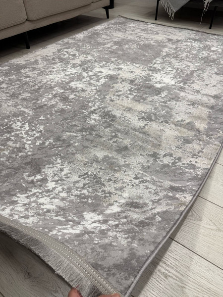 Изображение товара Ковер Radjab Carpet Афина Прямоугольник 0900A / 13224RK (3x4, Grey/Beige)