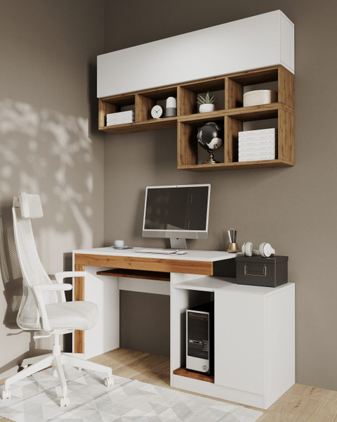 Изображение товара Полка-ячейка Woodville Модена / 563540 (венге)