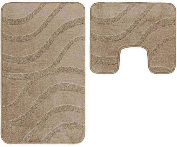 Изображение товара Набор ковриков для ванной и туалета Maximus Symphony 2598 (50x80/40x50, linen)