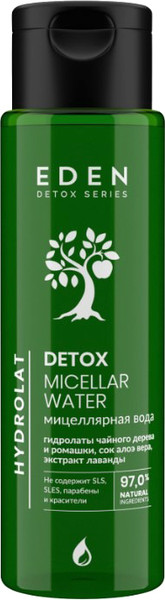 Изображение товара Мицеллярная вода Eden Detox Hydrolat (200мл)