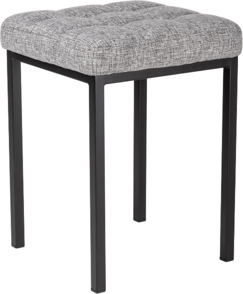 Изображение товара Табурет Woodville Байя / 424171 (рогожка графит/черный матовый)
