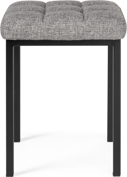 Изображение товара Табурет Woodville Байя / 424171 (рогожка графит/черный матовый)