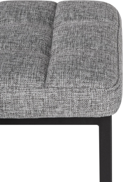 Изображение товара Табурет Woodville Байя / 424171 (рогожка графит/черный матовый)