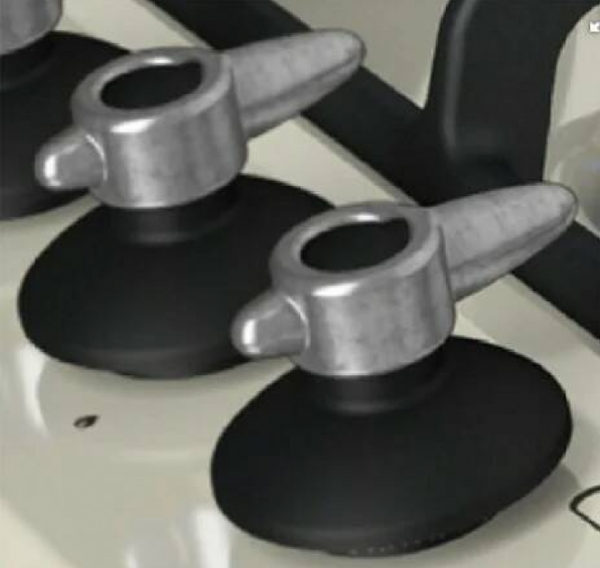 Изображение товара Ручка управления для варочной поверхности Teka 81222129 (состаренное серебро)