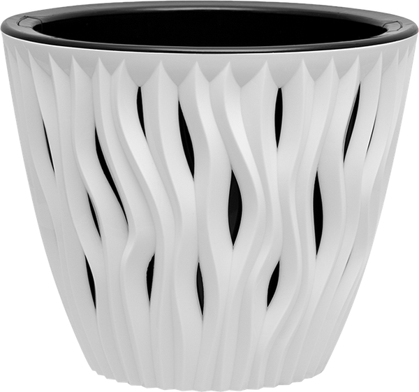 Изображение товара Кашпо La Decoro Вдохновение / КШ-5400 (белый/черный)