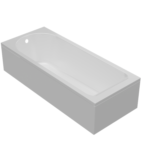 Изображение товара Ванна акриловая Bonito Home Bora 170x70 / BH-BO-801-170/St (с ножками)