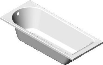 Изображение товара Ванна акриловая Bonito Home Bora 150x70 / BH-BO-801-150/St (с ножками)