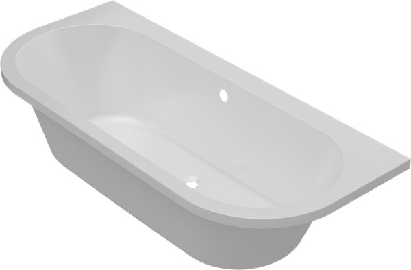 Изображение товара Ванна акриловая Bonito Home Aura 170x75 / BH-AU-104-170W/St (с ножками)