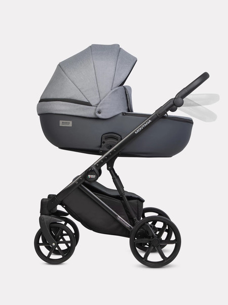 Изображение товара Детская универсальная коляска Riko Montana 2в1 Plus (40, графитовый/серый)