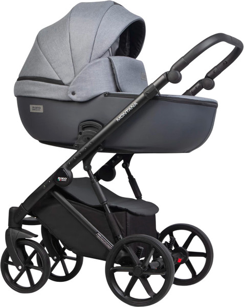 Изображение товара Детская универсальная коляска Riko Montana 2в1 Plus (40, графитовый/серый)