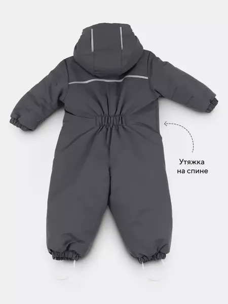 Изображение товара Комбинезон прогулочный детский MOWbaby Lappy / 157/8-92 (серый, р.92)