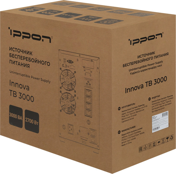 Изображение товара ИБП IPPON Innova TB 3000 / 2050424
