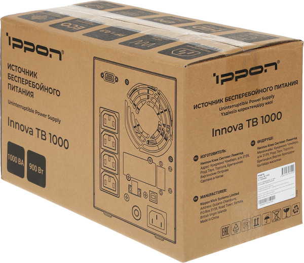 Изображение товара ИБП IPPON Innova TB 1000 / 2050420