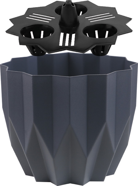 Изображение товара Кашпо La Decoro Геометрия / КШ-4122 (антрацит)
