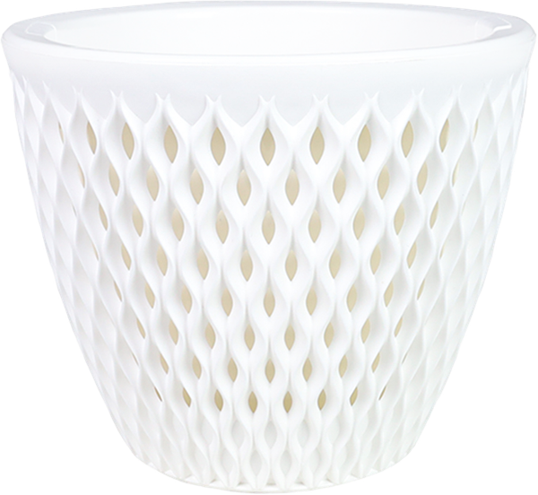 Изображение товара Кашпо La Decoro Версаль / КШ-4061 (белый/белый)