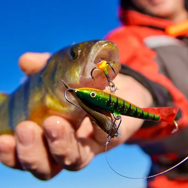Изображение товара Балансир Rapala Jigging Rap Color Hook 7 / WH7-BLK